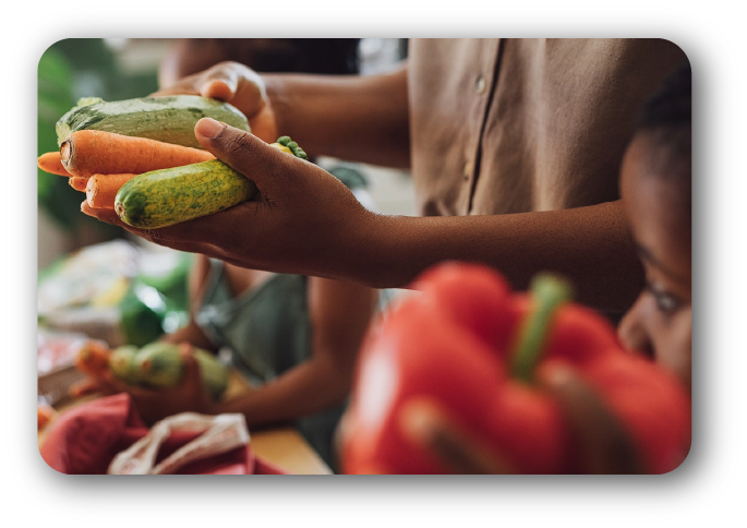 image of buying vegitables